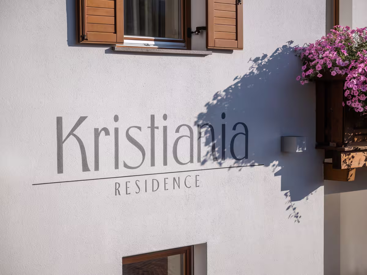 Wortmarke Kristiania an der Hauswand